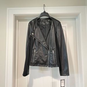 Black Faux Leather Jacket